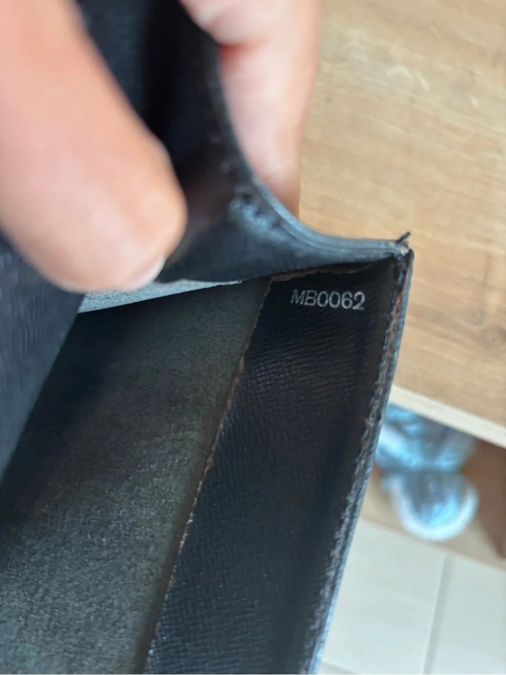 Authentic Louis Vuitton clutch leather